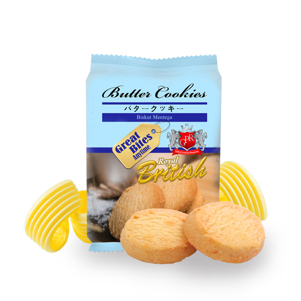 GPR Royal British Butter Cookies 80g GPR Cookies