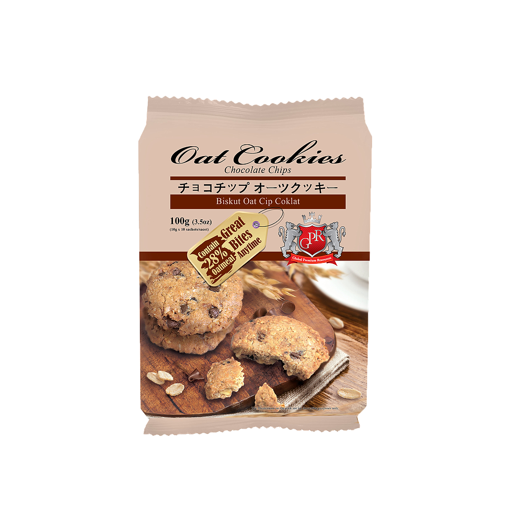 GPR McOaty Chocolate Chips Oat Cookies 80g